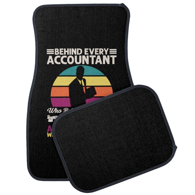 Accountant Gift | Is An Accountant Dad Car Floor Mat (Set)