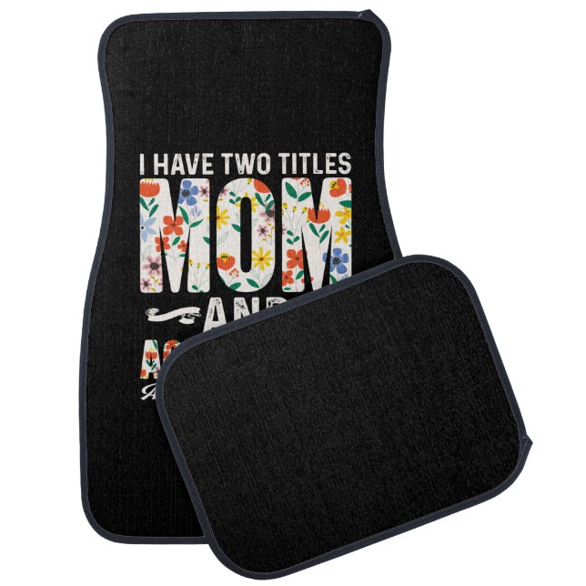 Accountant Gift | Mom And Accountant Car Floor Mat (Set)