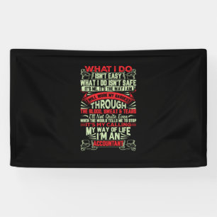 Accountant Gift My Way Of Life Im An Accountant Banner