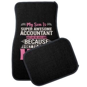 Accountant Gift Super Awesome Accountant Car Floor Mat