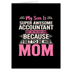 Accountant Gift Super Awesome Accountant Card