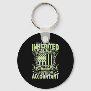Accountant Gift The Title Accountant Keychain