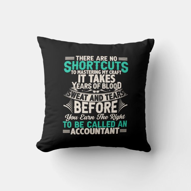 Accountant Gift | To Be Called An Accountant Throw Pillow (Front)