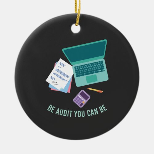 Accountant Gifts Ceramic Ornament