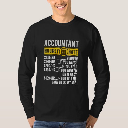 Accountant Gifts Crunching Numbers Is My Cardio Ac T_Shirt