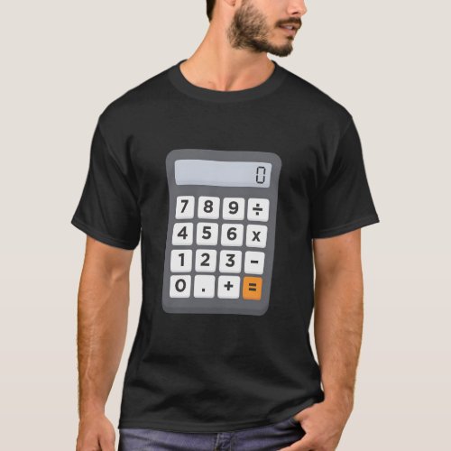 Accountant Halloween Math Calculator  T_Shirt