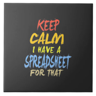 Accountant Have A Spreadsheet For That Ceramic Tile