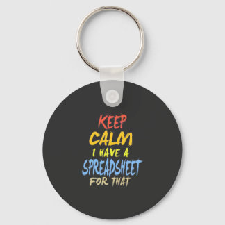Accountant Have A Spreadsheet For That Keychain
