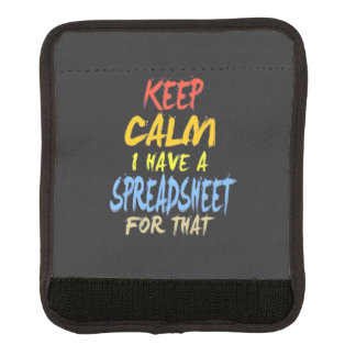 Accountant Have A Spreadsheet For That Luggage Handle Wrap