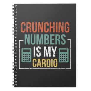 Accountant Humor Accounting Number Calculator Notebook
