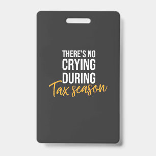 Accountant In Tax Season Badge