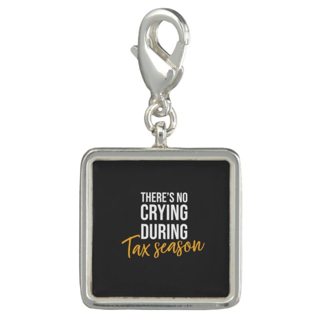 Accountant In Tax Season Charm (Front)