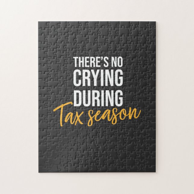 Accountant In Tax Season Jigsaw Puzzle (Vertical)