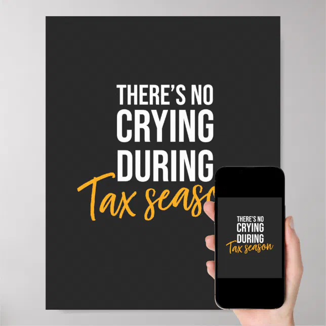 Accountant In Tax Season Poster (Downloadable)