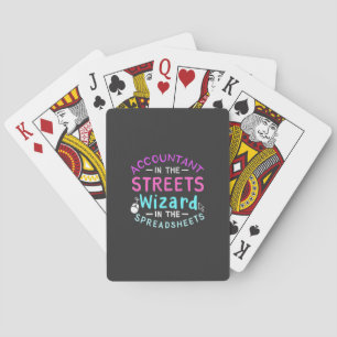 Accountant In The Streets Poker Cards
