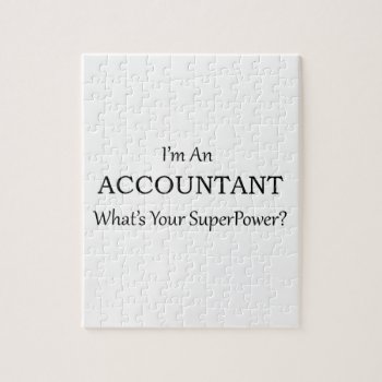 Accountant Jigsaw Puzzle by occupationalgifts at Zazzle
