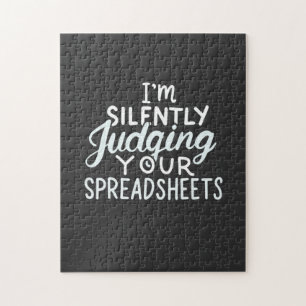 Accountant Judging Your Spreadsheets Jigsaw Puzzle