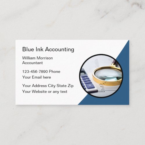 Accountant Modern Business Calling Card