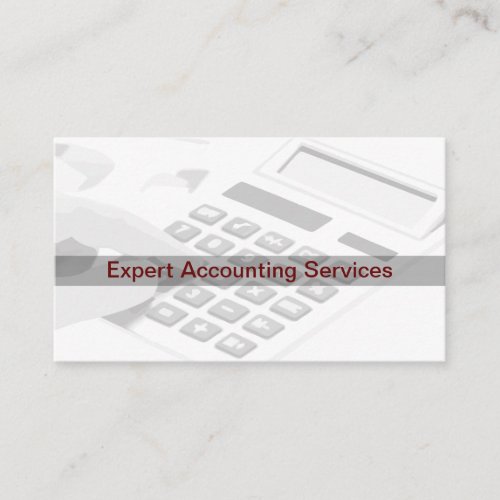 Accountant Modern Two Side Business Card