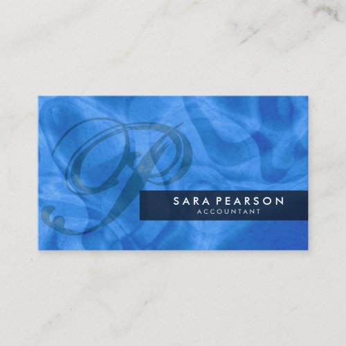 Accountant Monogram Abstract Business Card