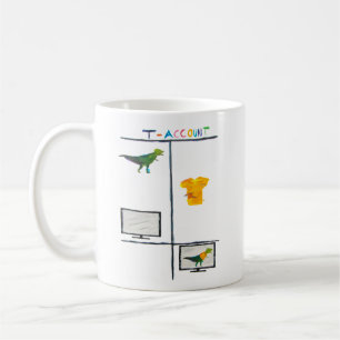 Accountant Mug T Rex T Account Accounting Gift