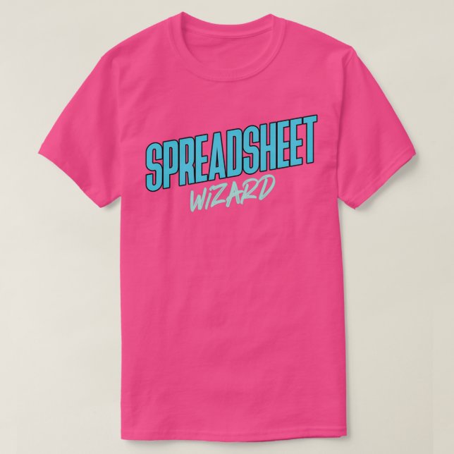 Accountant New York Spreadsheet Wizard T-Shirt (Design Front)