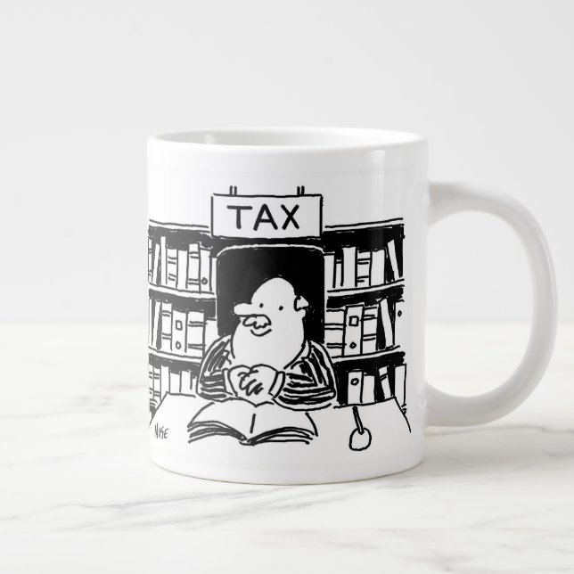 Accountant or Tax Financial Advisor Giant Coffee Mug (Right)