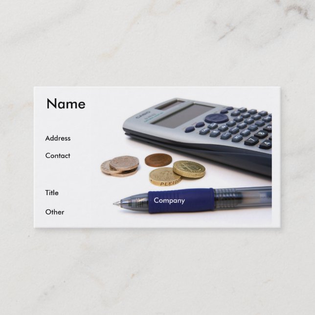Accountant Profile Card (Front)
