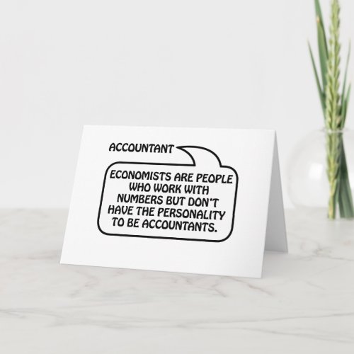 Accountant Quote Bubble Card