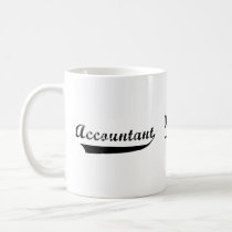 Accountant Sports Style Text Coffee Mug