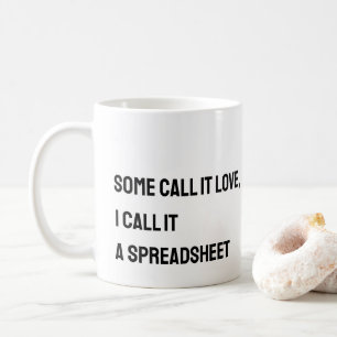 Accountant Spreadsheet Funny Mug
