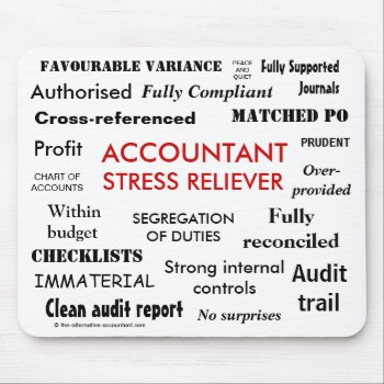 Accountant Stress Reliever - Stress Manager Mouse Pad by accountingcelebrity at Zazzle