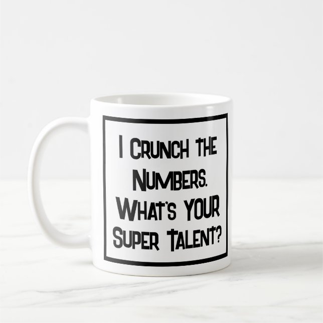  Accountant Super Talent. Coffee Mug (Left)