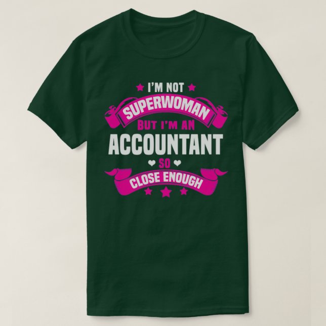 Accountant superwoman 2 T-Shirt (Design Front)