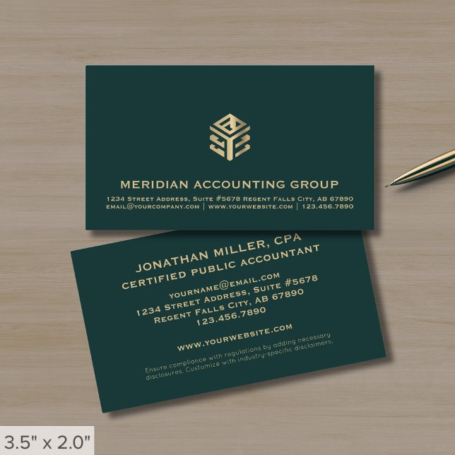 Accountant Tax Preparer Business Card (Creator Uploaded)