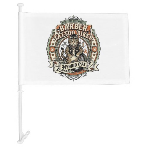 Accountant Tax Season Cat Accountant Tax Season Ca Car Flag