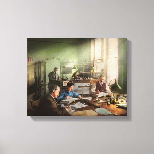 Accountant - The- Bookkeeping dept 1902 Canvas Print (Front)