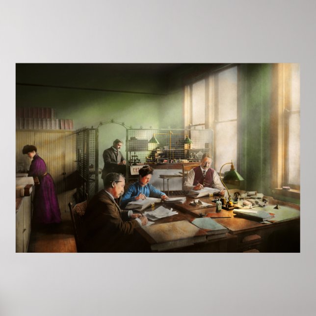 Accountant - The- Bookkeeping dept 1902 Poster (Front)