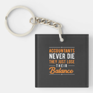 Accountant Their Balance Keychain