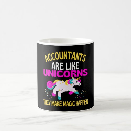 Accountant Unicorn  Magical Unicorn Accountants Coffee Mug