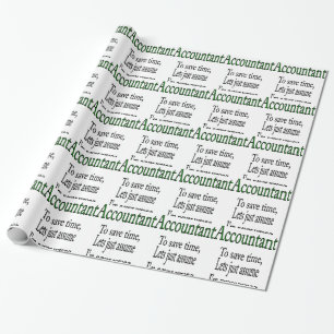 ACCOUNTANT WRAPPING PAPER