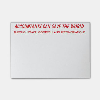 Accountants Can Save the World Post-it® Notes