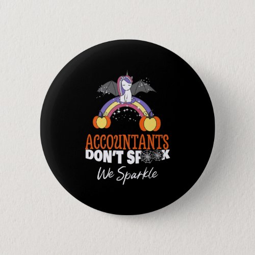 Accountants Halloween Costume Spooky Halloween Button