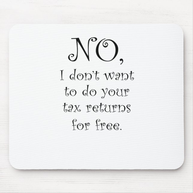 Accountants Mouse Pad (Front)