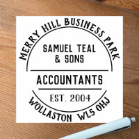 Accountants Rubber Stamp