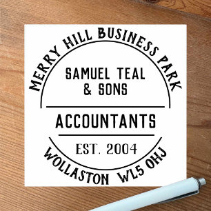 Accountants Rubber Stamp
