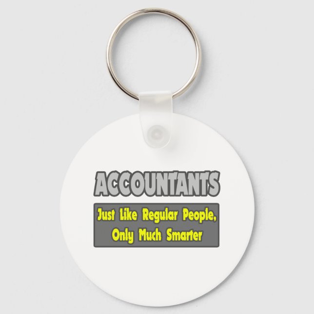 Accountants...Smarter Keychain (Front)