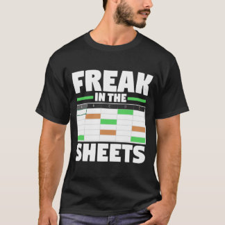 Accounting Analyst Spreadsheet Funny Freak In The T-Shirt