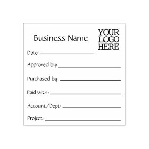 Accounting AP Purchase Invoice Processing Approval Rubber Stamp