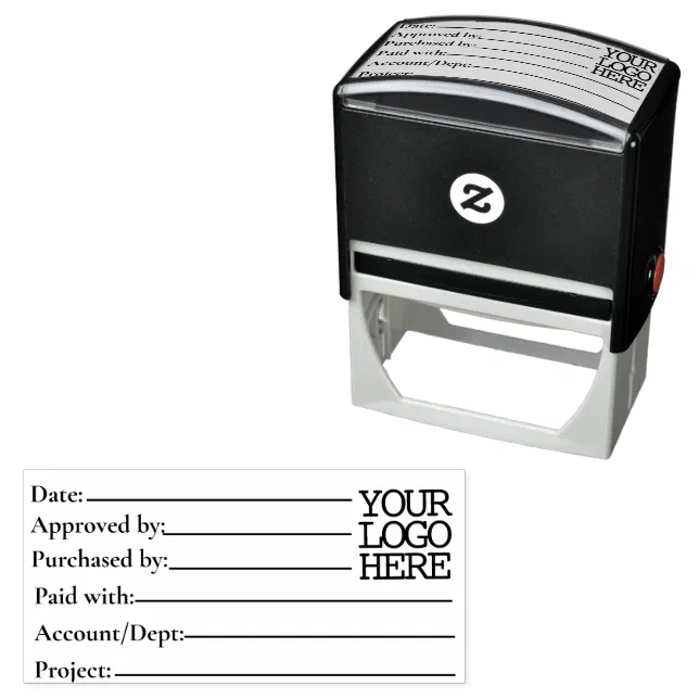 Accounting AP Purchase Project Invoice Approval Self-inking Stamp | Zazzle